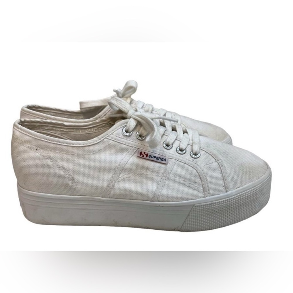Superga platform sneaker. 9.5